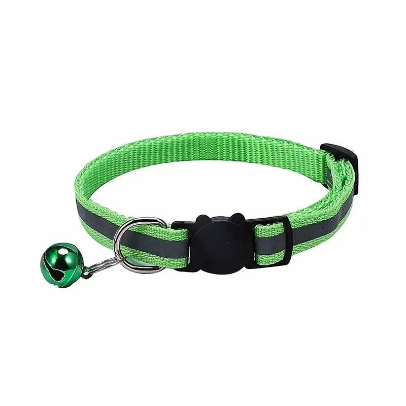 Reflective Cats Bells Collars Adjustable Dog Leash Pet Collar for Cats and Small Dogs Pet Supplies